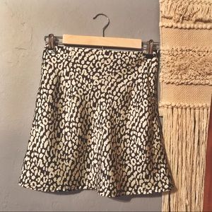 Princess Polly Black Leopard Print Mini Skirt